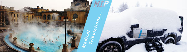 MIP accompagne ses clients à l'international (comme ici à gauche : en Hongrie), et sur tous les terrains dans toutes les conditions (à droite : en altitude dans les Alpes)...