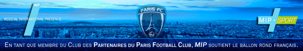 En tant que membre du Club des Partenaires du Paris Football Club, MIP soutient le ballon rond français. 
